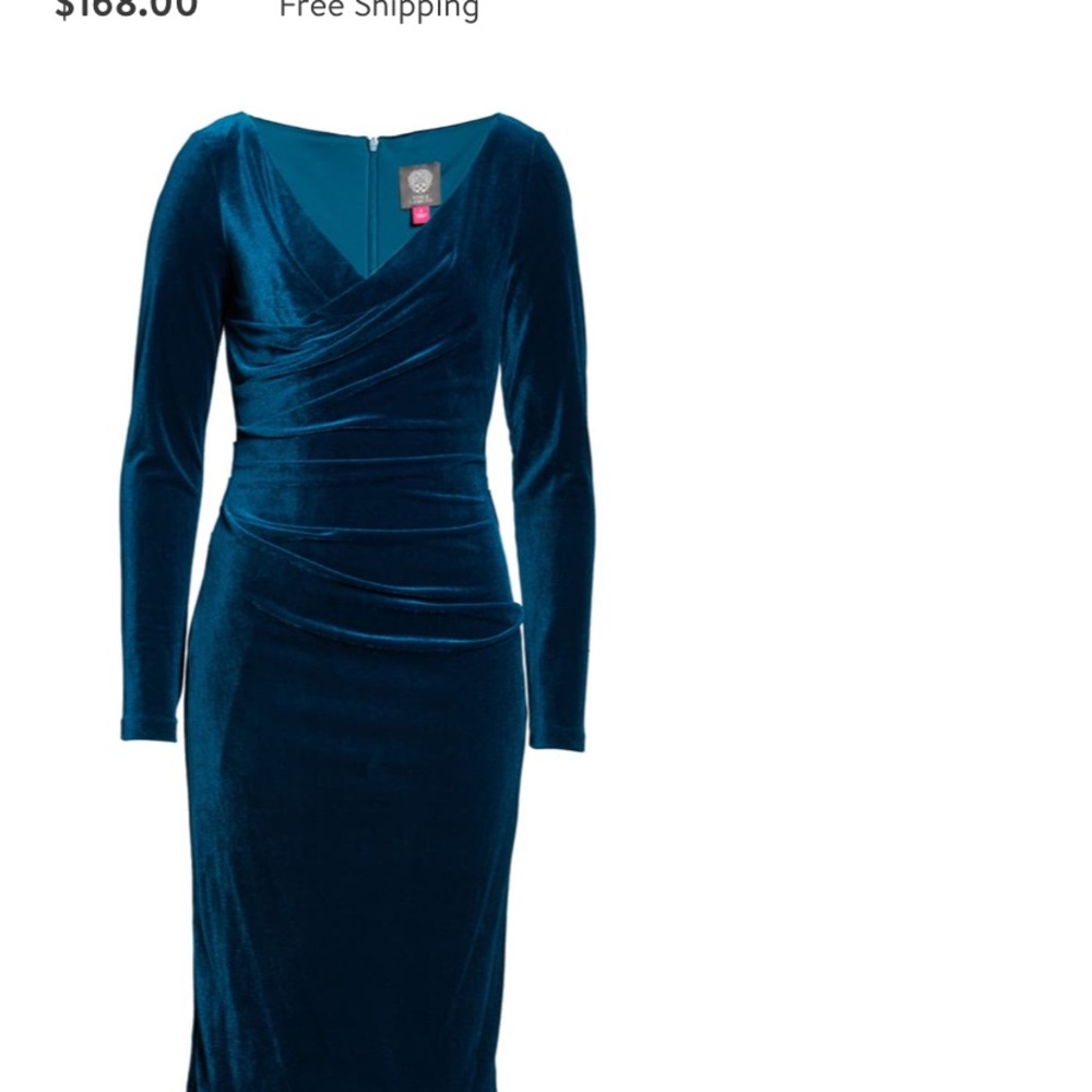 vince camuto velvet bodycon dress | Dresses | Gorgeous Vince Camuto Crushed Teal neckline:asymmetrical Brown Plus Size Maxi My Actual Bust is:18